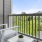a chair on a balcony